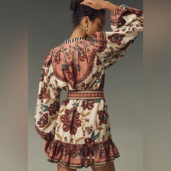 FARM Rio Multicolor Floral Mini Dress - Picture 4 of 7